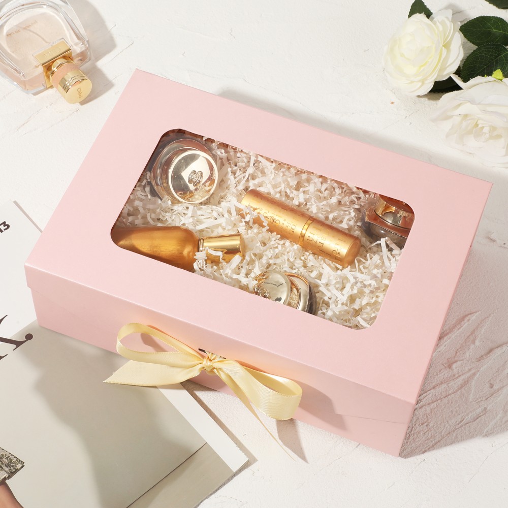 ライトピンク ギフトボックス 約10cm x 7cm 100個 Amazon.com: PLINJOY Pink Gift Box for Presents with Ribbon 10.8x7