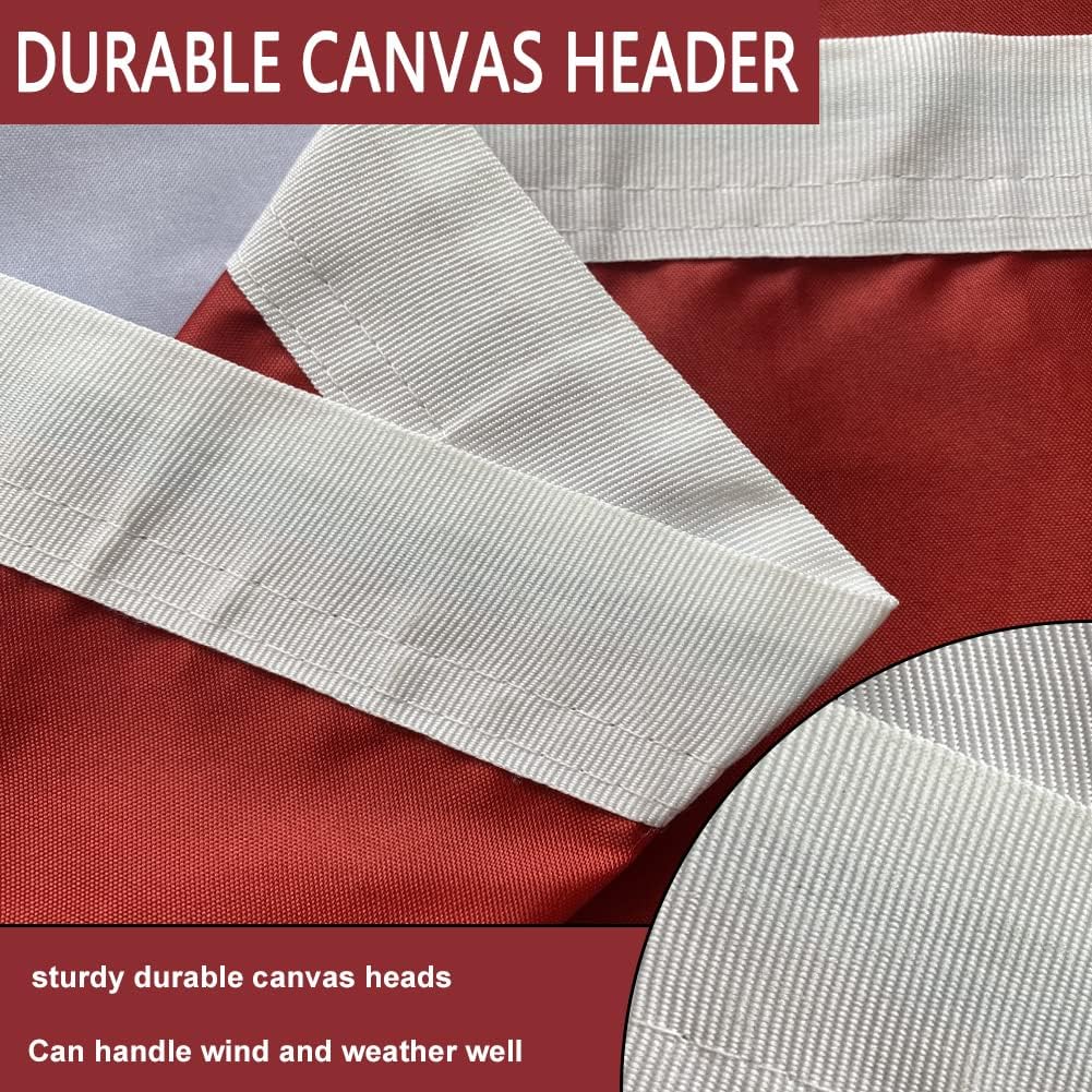 Cuban Flag 4x6 Outdoor Double Sided- Heavy Duty Cuba Flags for wall with 2 Brass Grommets 4 Rows Stitched Cuban Decorations for Parties - Image 7