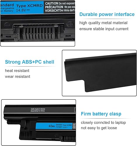 Miniatura 3 de Batería XCMRD de 40 Wh de 14.8 V para Dell Inspiron 15 3000 Series 3542 3543 3521 3537 3531 3541 17 3721 3737 15R 5537 5521 17R 5721 42 46 421 3437