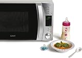 Candy CMXG22DS Micro ondes Grill,Puissant 800W+Gril 1000W,22L, Drogrammateur electronique,10 menus auto, Décongelation poids/temps, Démarrage express, Sécurité enfant, Fonction éco & silence, silver - 5