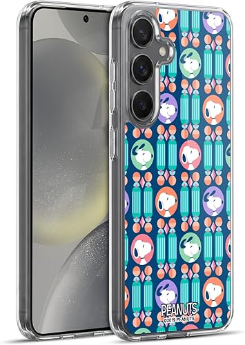 Miniatura 271 de Head Case Designs Funda de gel suave con licencia oficial de Peanuts House Snoopy Deco Dreams compatible con Samsung Galaxy S23 5G Casa,Blue