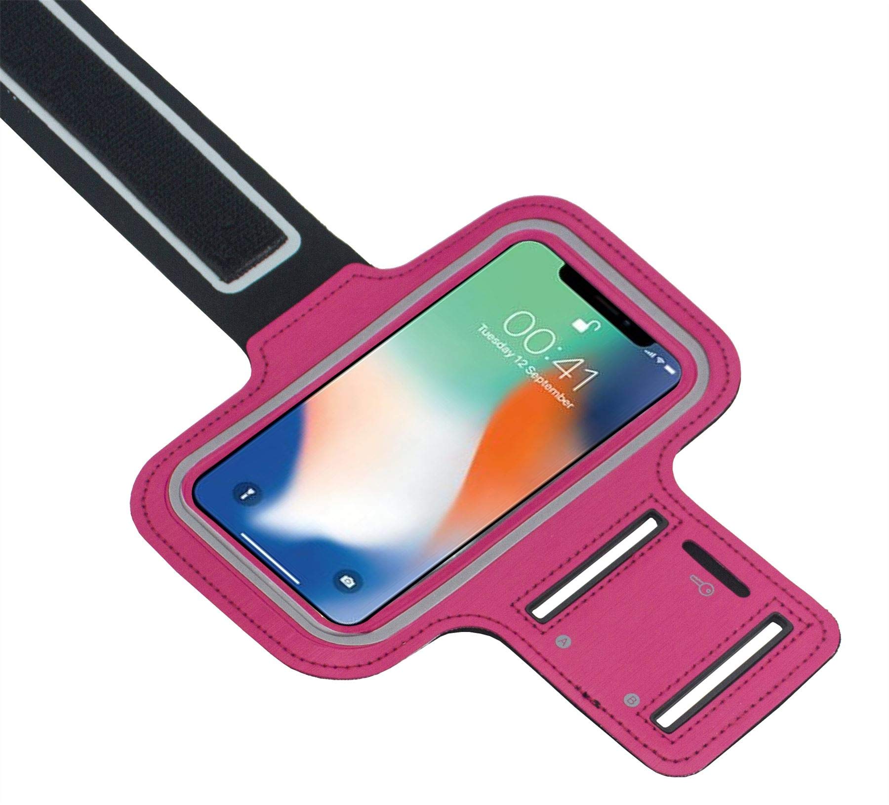 MAU Sports Armband for Huawei P20, P20 lite, P20 Pro, P30, P30 lite, P30  Pro Phone Holder Running Jogging Gym Workout Exercise Arm Band with Key