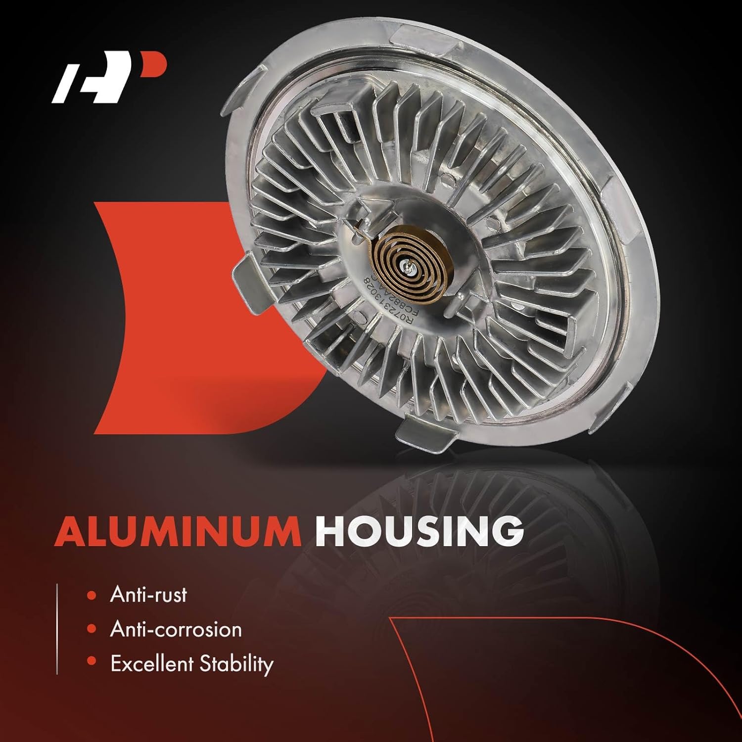 A-Premium Engine Cooling Fan Clutch Compatible with Jeep Grand Cherokee 2005-2009, Commander 2006-2008, Liberty 2005-2006, 2.8L 4.7L, Replace# 55116882AA, 52079718AC