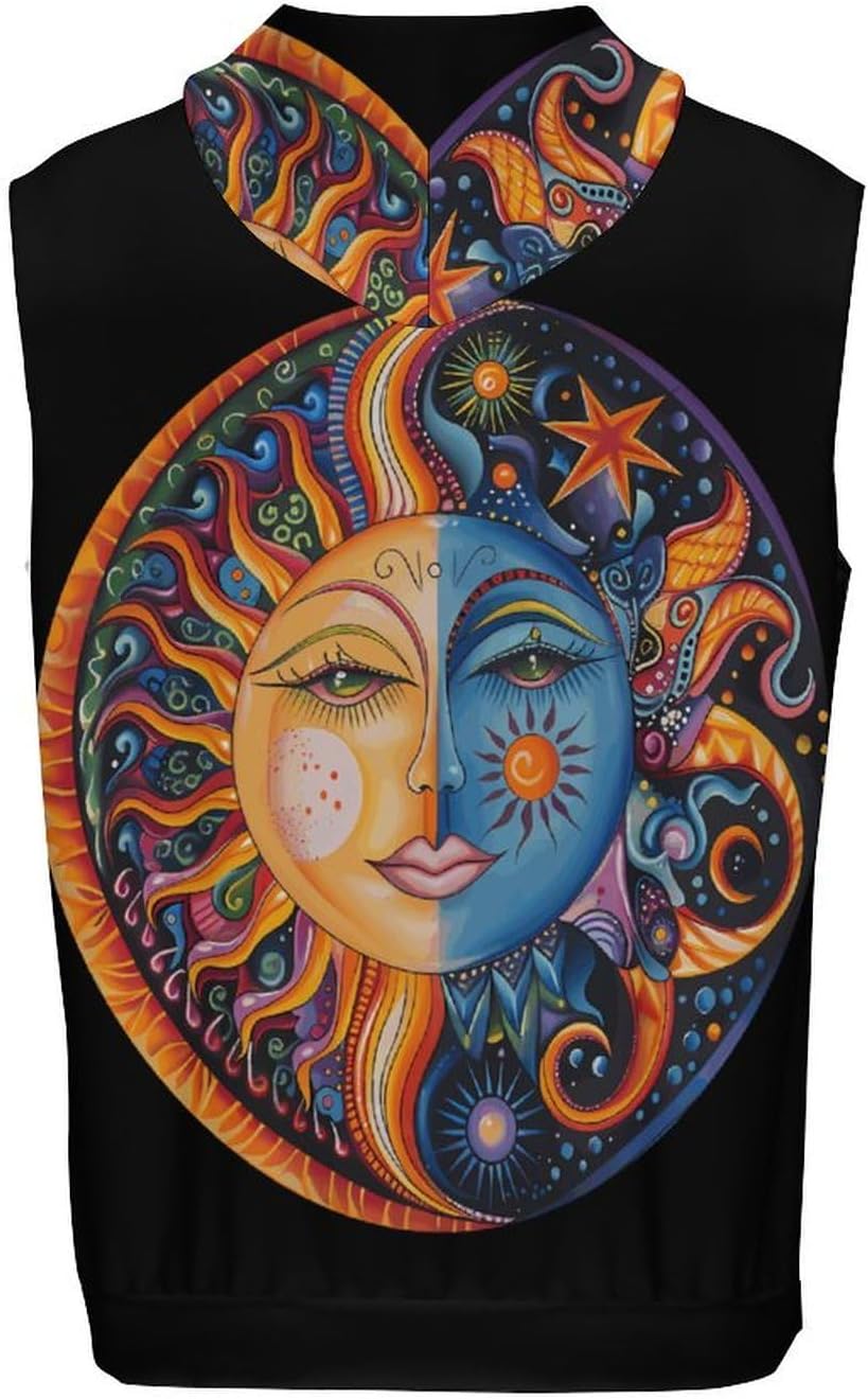 Men's Workout Hooded Tank Tops Sleeveless Muscle Gym T-Shirts