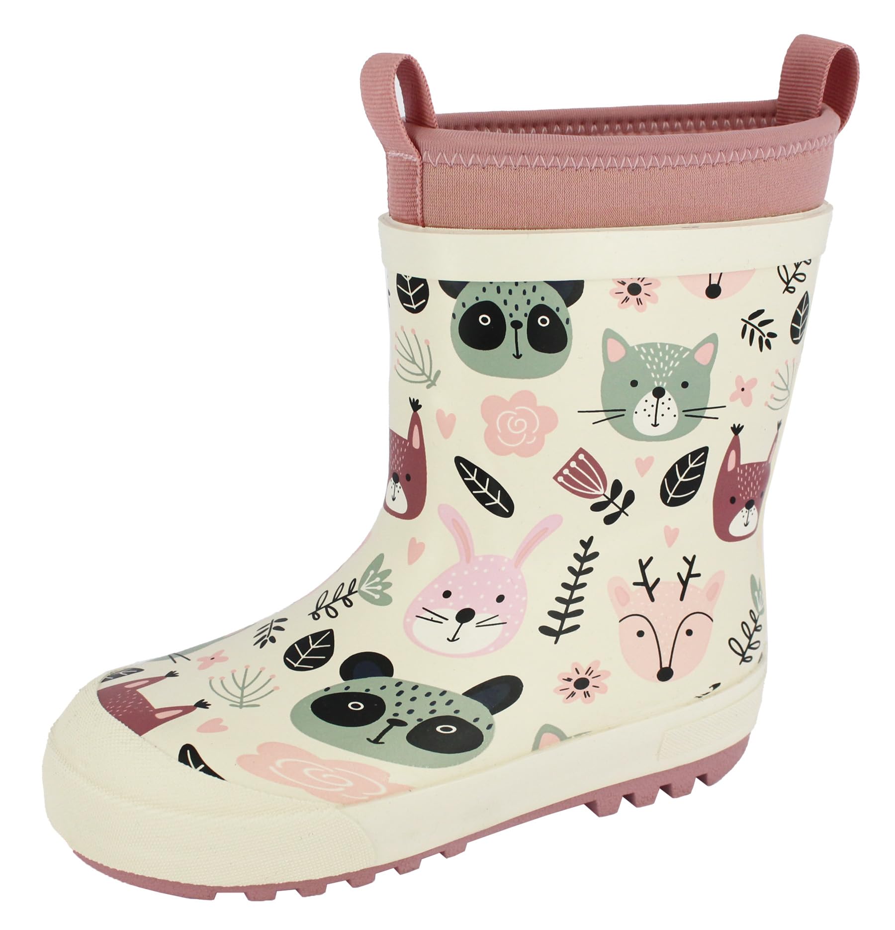 Beck Girl's Chippy-4036 Rain Boot, Cream, 11.5 UK Child