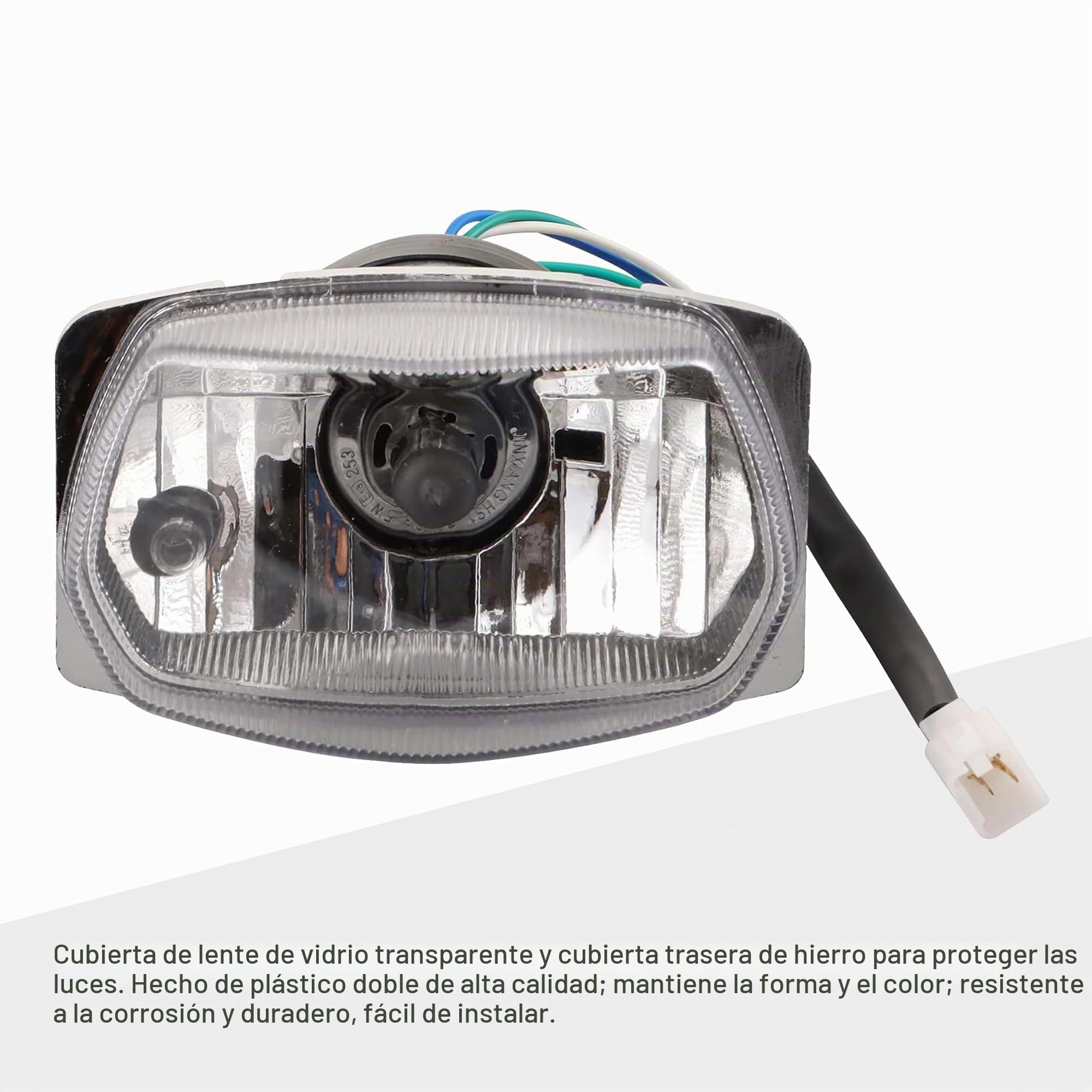 GOOFIT 12V Faros de motocicleta Reemplazo para Suzuki Motocicleta modificada 50cc 70cc 90cc 110cc 125cc 150cc Dirt Pit Bike