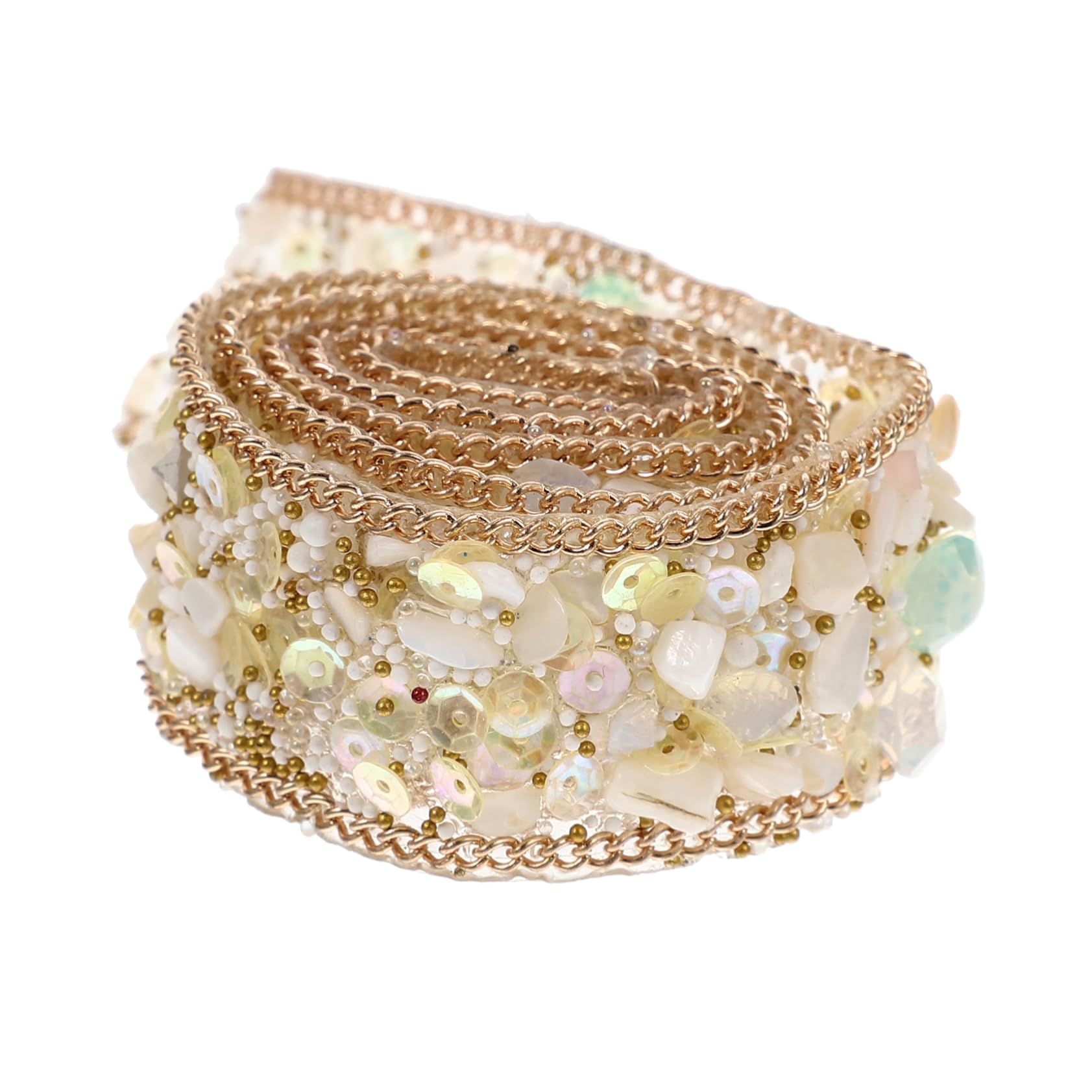 Ruban de strass décoratif TOPPERFUN pour réparer et embellir un vêtement sans couture