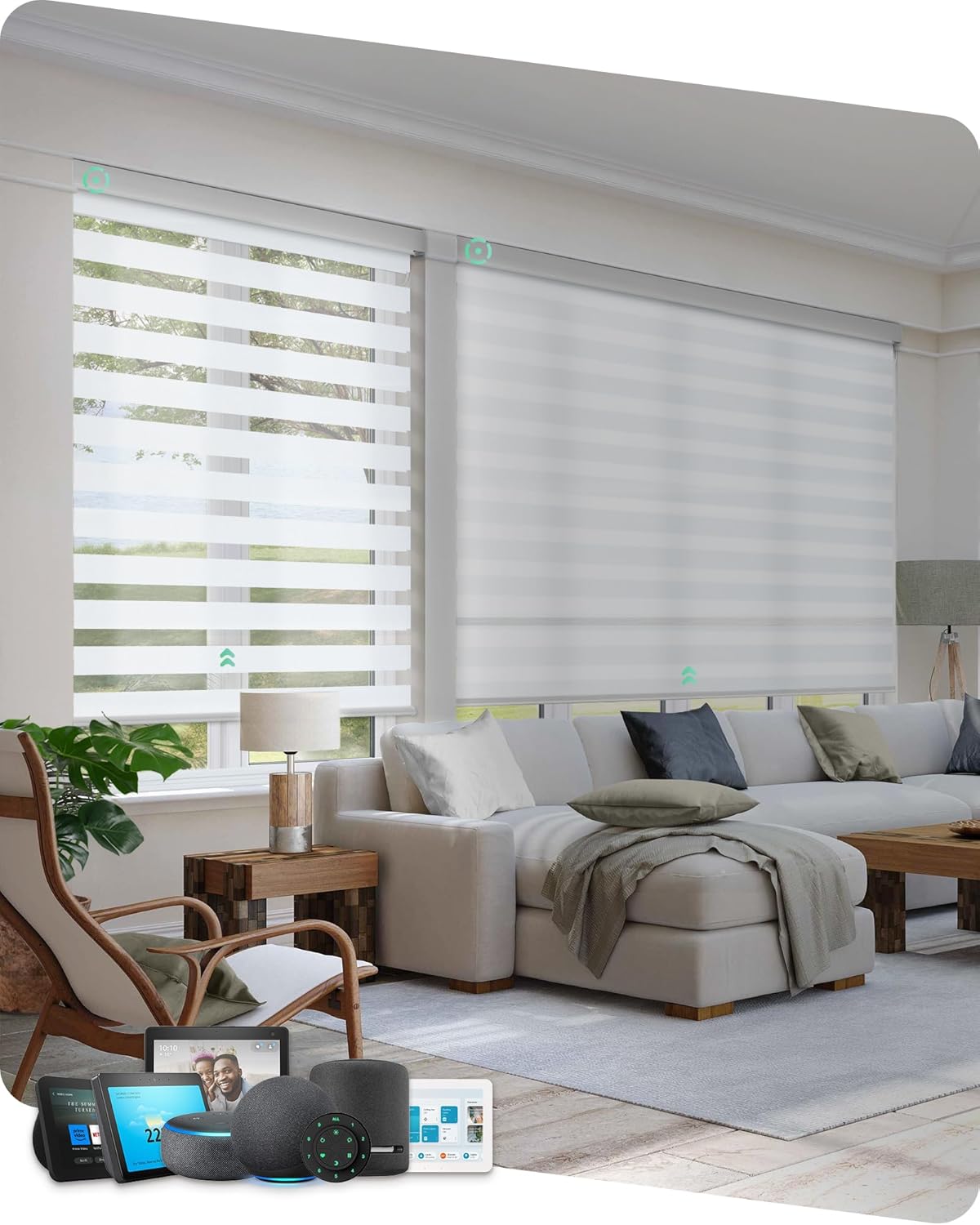 Yoolax Motorized Blinds with Remote,...