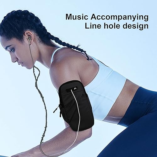 Miniatura 3 de Bandas de brazo para teléfono para correr, deportes al aire libre, gimnasio, brazalete impermeable, soporte para teléfono celular, funda para