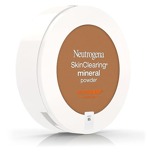 Miniatura 10 de Neutrogena SkinClearing - Polvo prensado mineral para ocultar el acné, compacto, sin brillo y absorbente de aceite, con ácido salicílico para