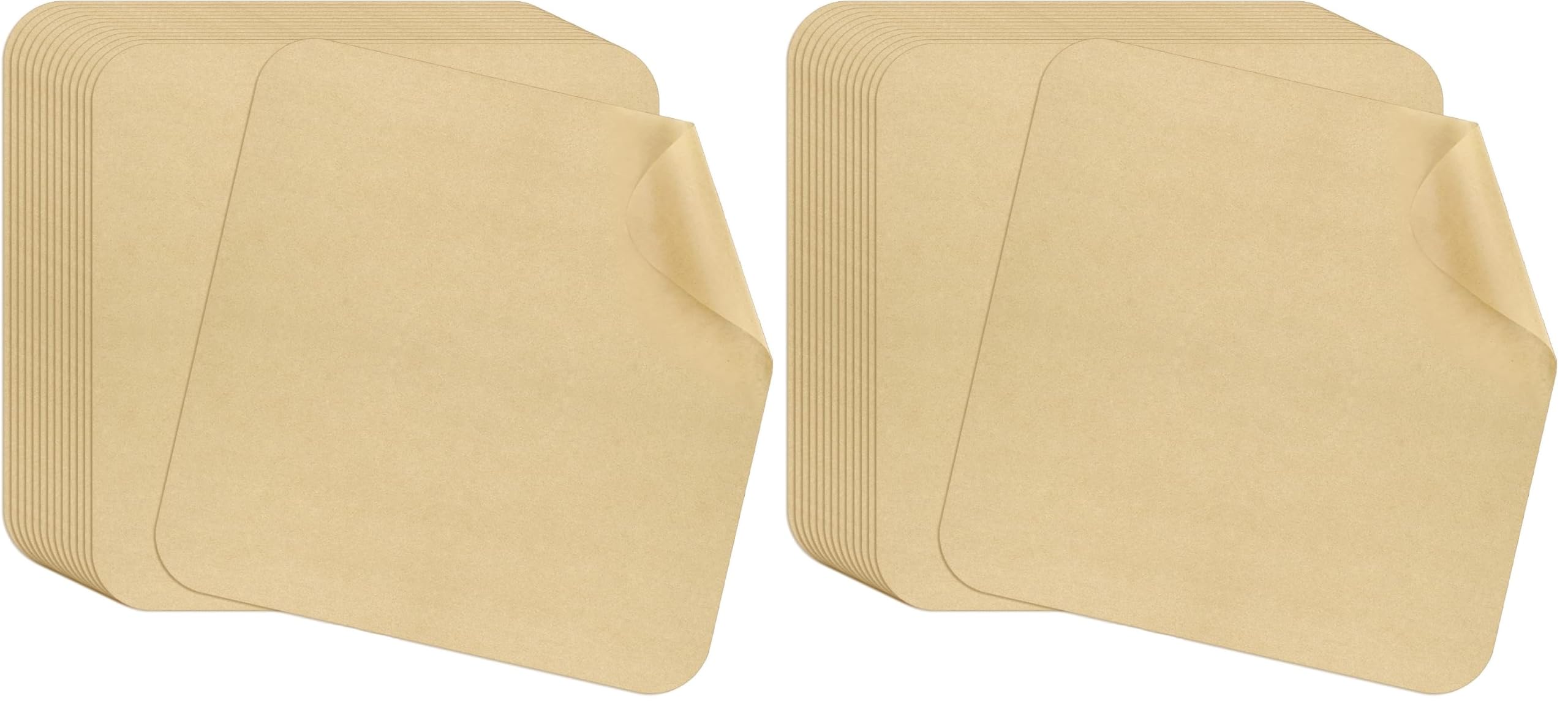 WMKGG 12 inch Air Fryer Parchment Paper Squares, 100 Sheets Unbleached Pre-Cut Baking Disposable Paper Liner for Ninja Foodi Flip SP101/SP201/SP301/SP351, Cuisinart Toaster Oven, Microwave (Pack of 2)