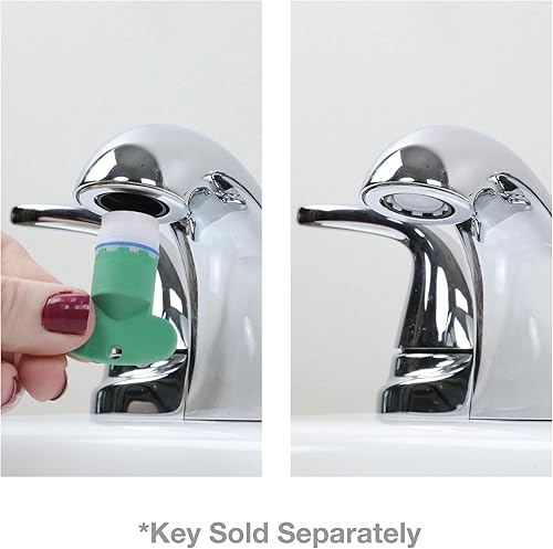 Miniatura 5 de Ahorro de agua 1.2 GPM pequeño grifo oculto aireador inserto (2 unidades)