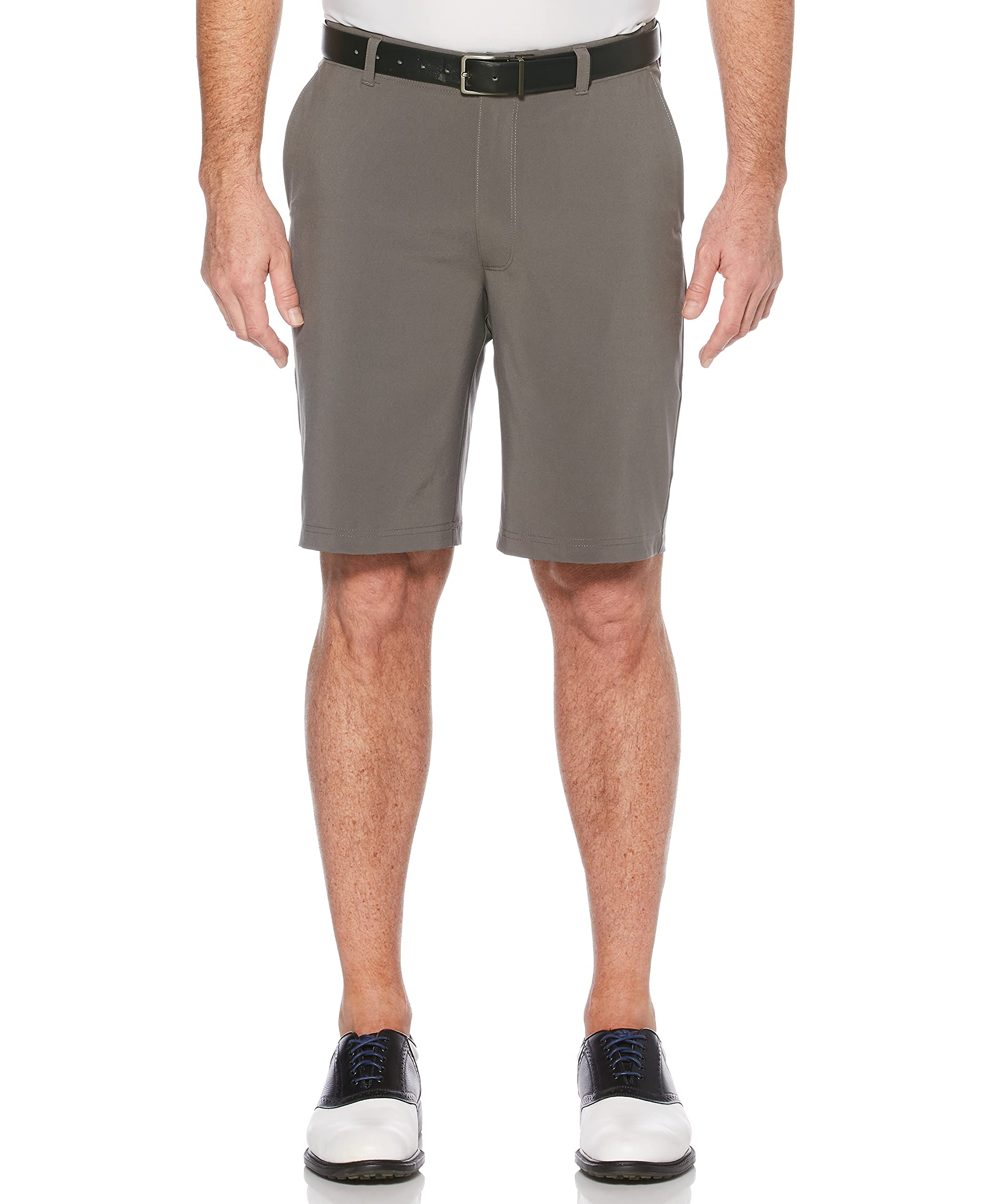 Jack Nicklaus Men's Flat Front Golf Short with Active Waistband and Media Pocket (Size 29-44)