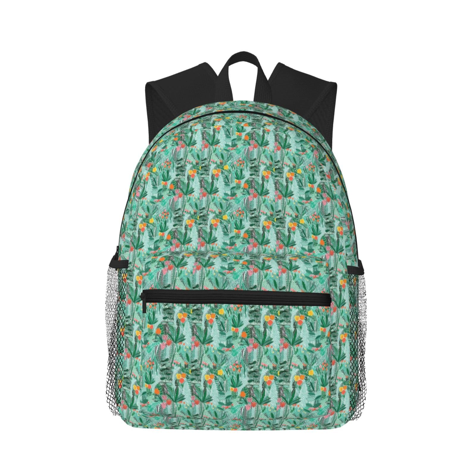 Sac à dos confortable léger et imperméable à imprimé floral - 8