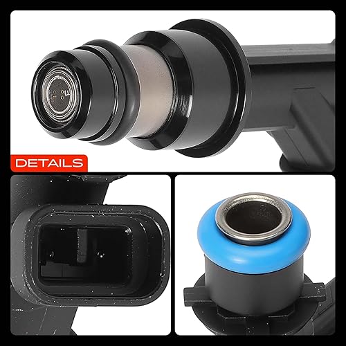 Miniatura 9 de A-Premium 6 inyectores de combustible compatibles con Chevrolet Trailblazer, Trailblazer EXT y GMC Envoy, Envoy XL, Envoy XUV y Buick Rainier y Saab