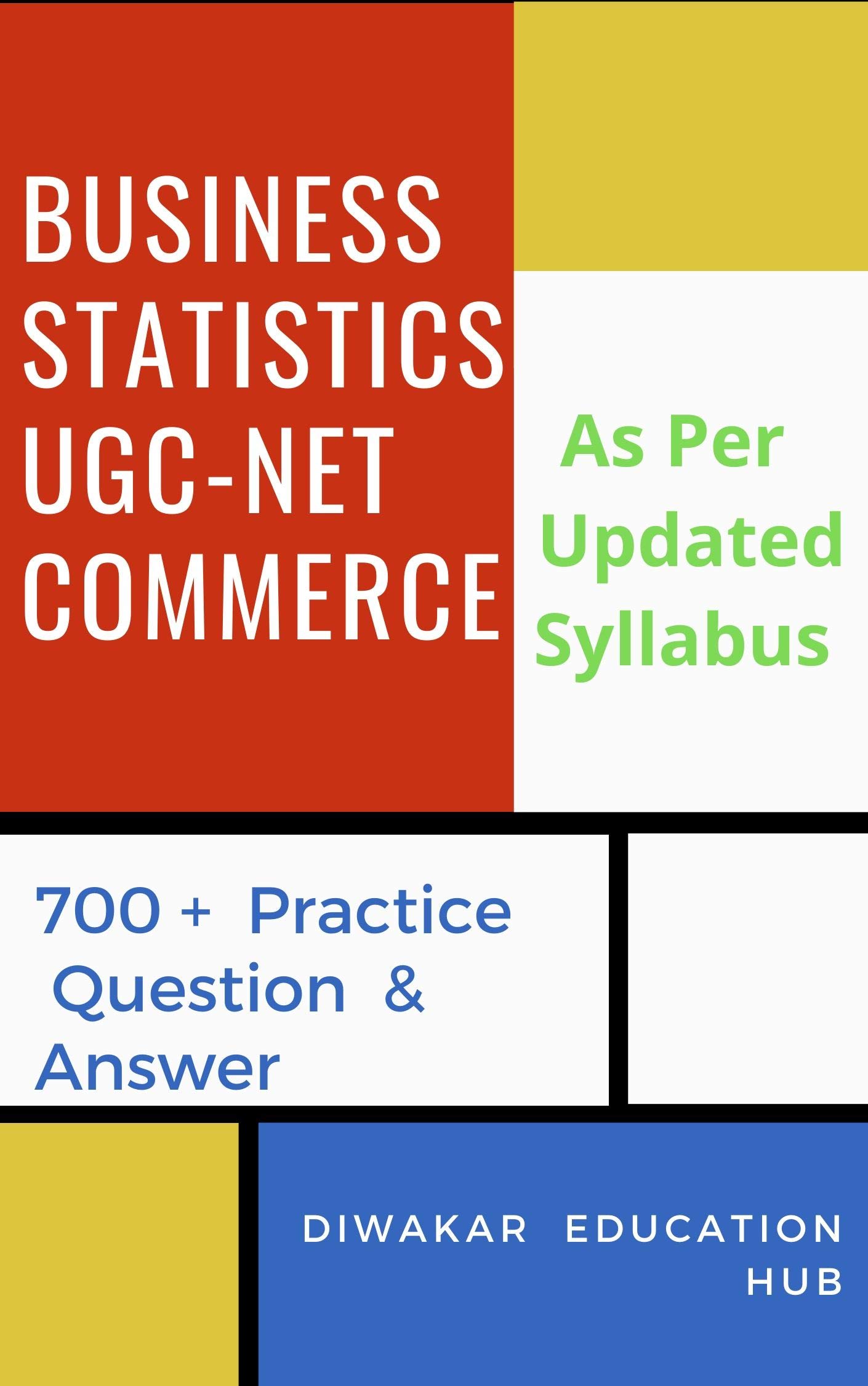 Buy Business Statistic UGC NET/SET Commerce 700+ Practice Question