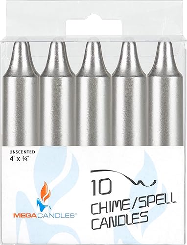Miniatura 9 de Mega Candles 10 mini velas cónicas doradas sin perfume, 4 pulgadas de alto x 34 pulgadas de diámetro, campanadas supremas, encanto, rituales,