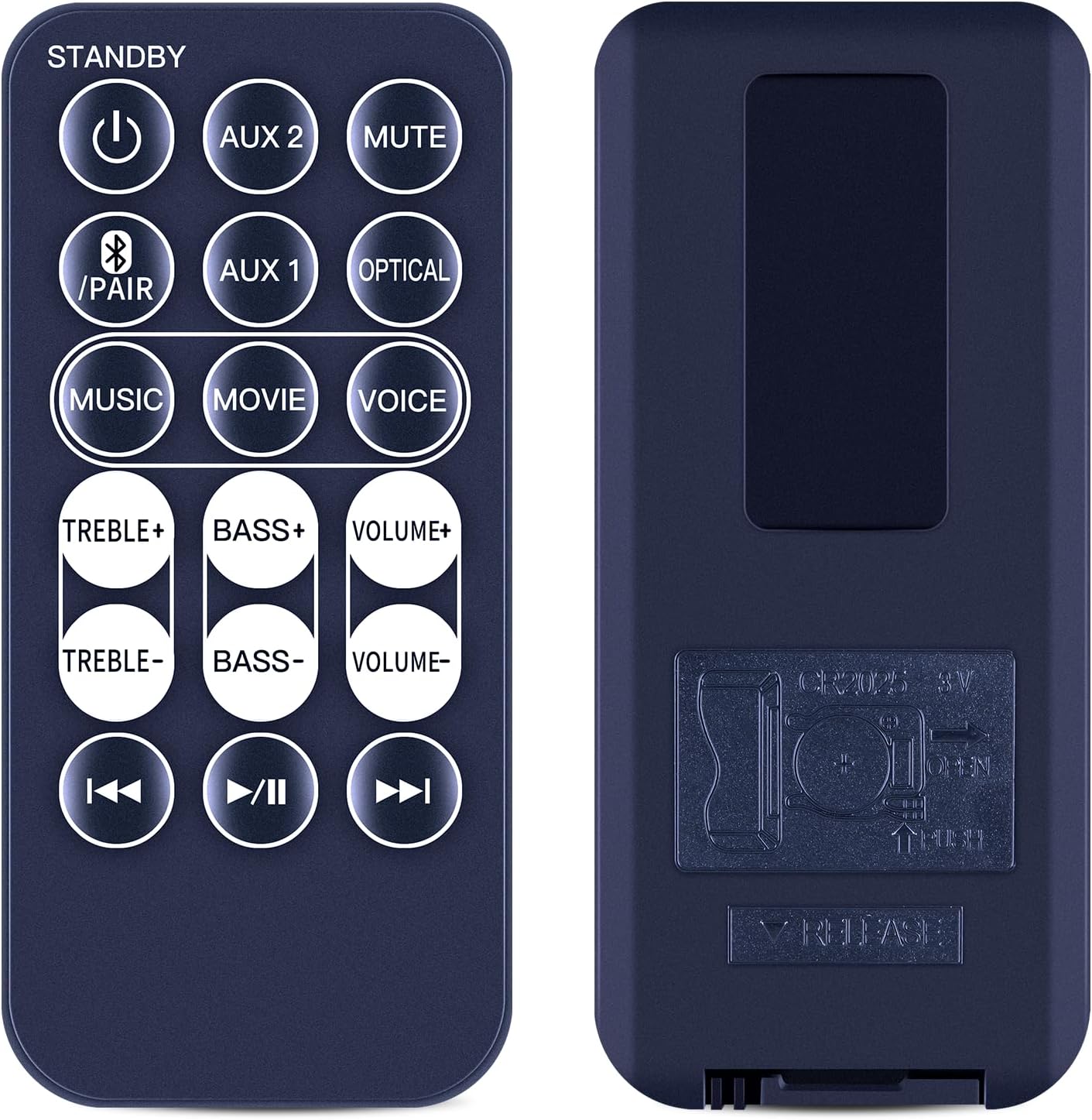 Amazon.com: PZL New Replacement Remote Control for Jensen JSBW-210 2 ...