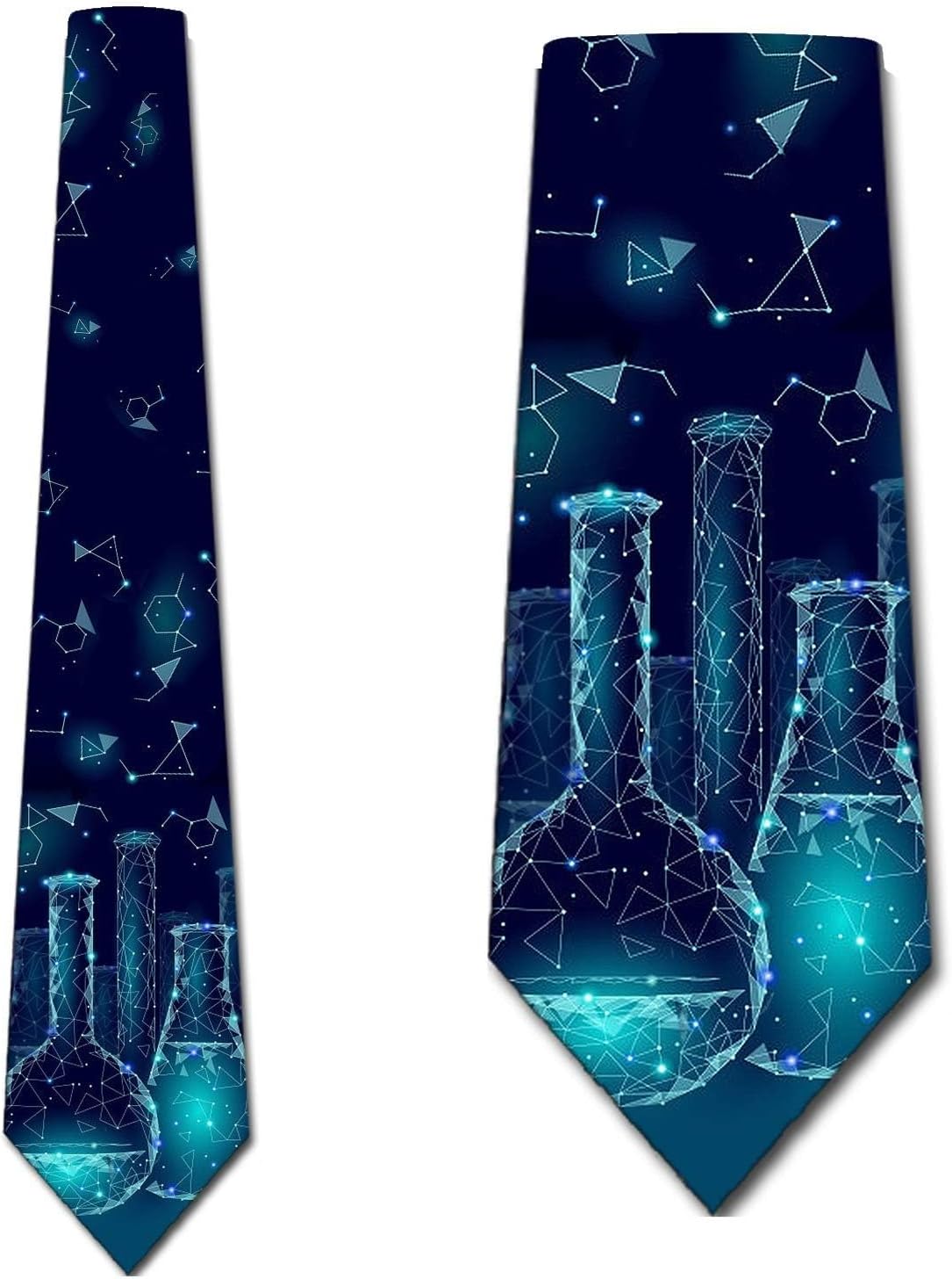 Three Rooker Chemistry Ties Mens Science Beakers Necktie