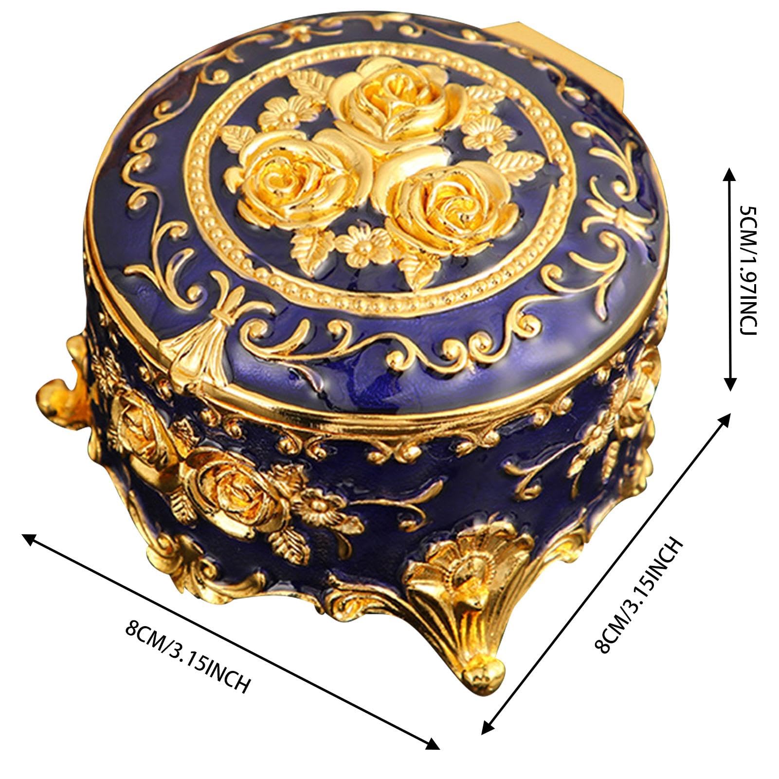 Amazon｜ヴィンテージジュエリー収納ボックス、ヴィンテージメタル