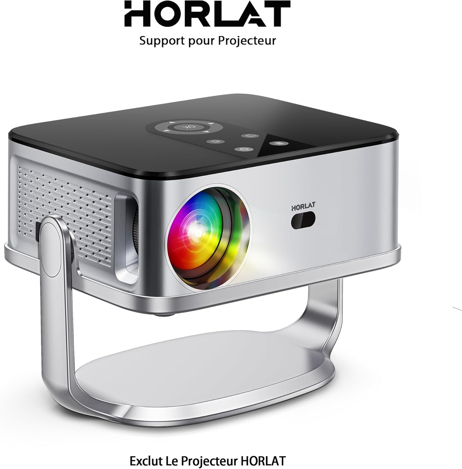 Projector mounted on HORLAT TP-01 stand