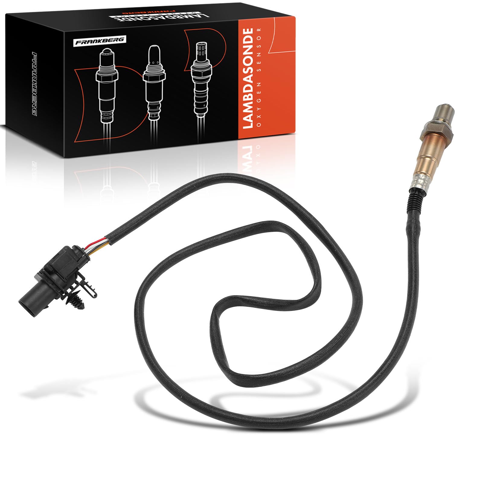Frankberg Sonda lambda 6 poli Sonda di controllo Prima del catalizzatore Compatibile con Classe C W203 Classe E W211 Classe CLC CL203 CLK C209 Classe S W220 Classe E T-Model S211 Replace# 35427218