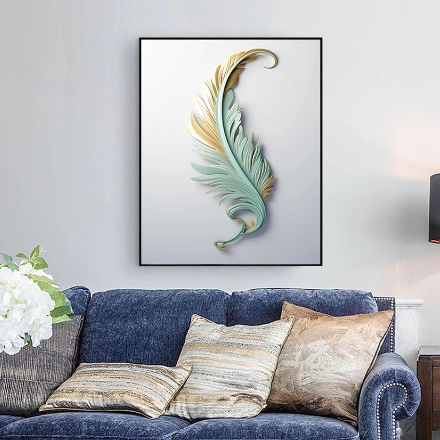 Decorative Electrical Panel Box Covers, Wall Mounted Fuse Box Cover Cabinet, Hidden Circuit Breaker Boxes Cover Decorative, for Living Room, Home, Office(Color 4,30x40cm/11.8x15.7in)