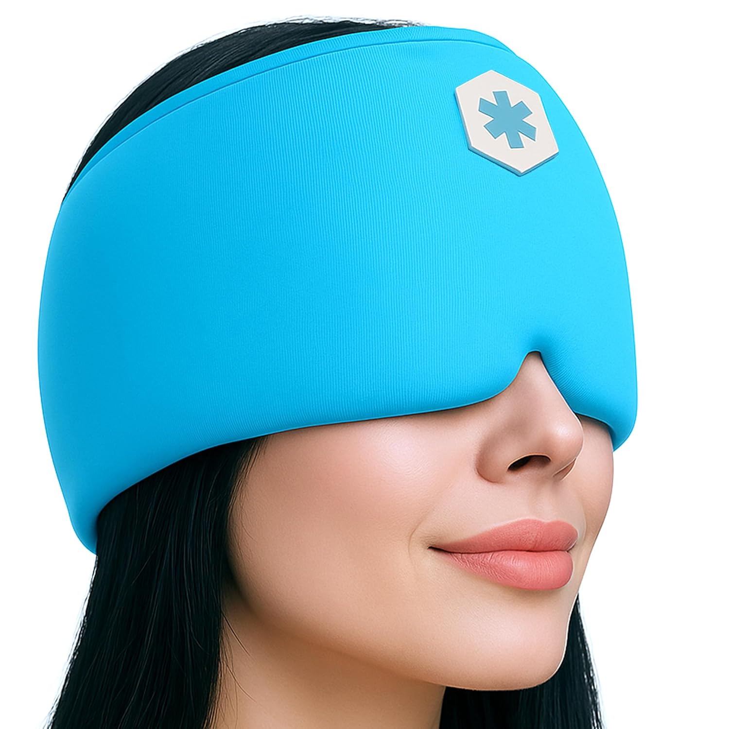 ICEWRAPS Migraine Cold Cap | Form-Fitting Migraine Relief Cap | Headache Relief Cap with 360° Head Coverage | Migraine Relief Products | Sinus Relief | Cold Therapy Headache Cap...