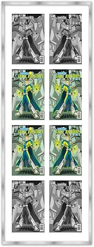 Miniatura 111 de Marco de cómic negro mate Para cómics publicados entre 1986 y el día actual (marco de madera maciza de cómic de la Edad Dorada), hecho