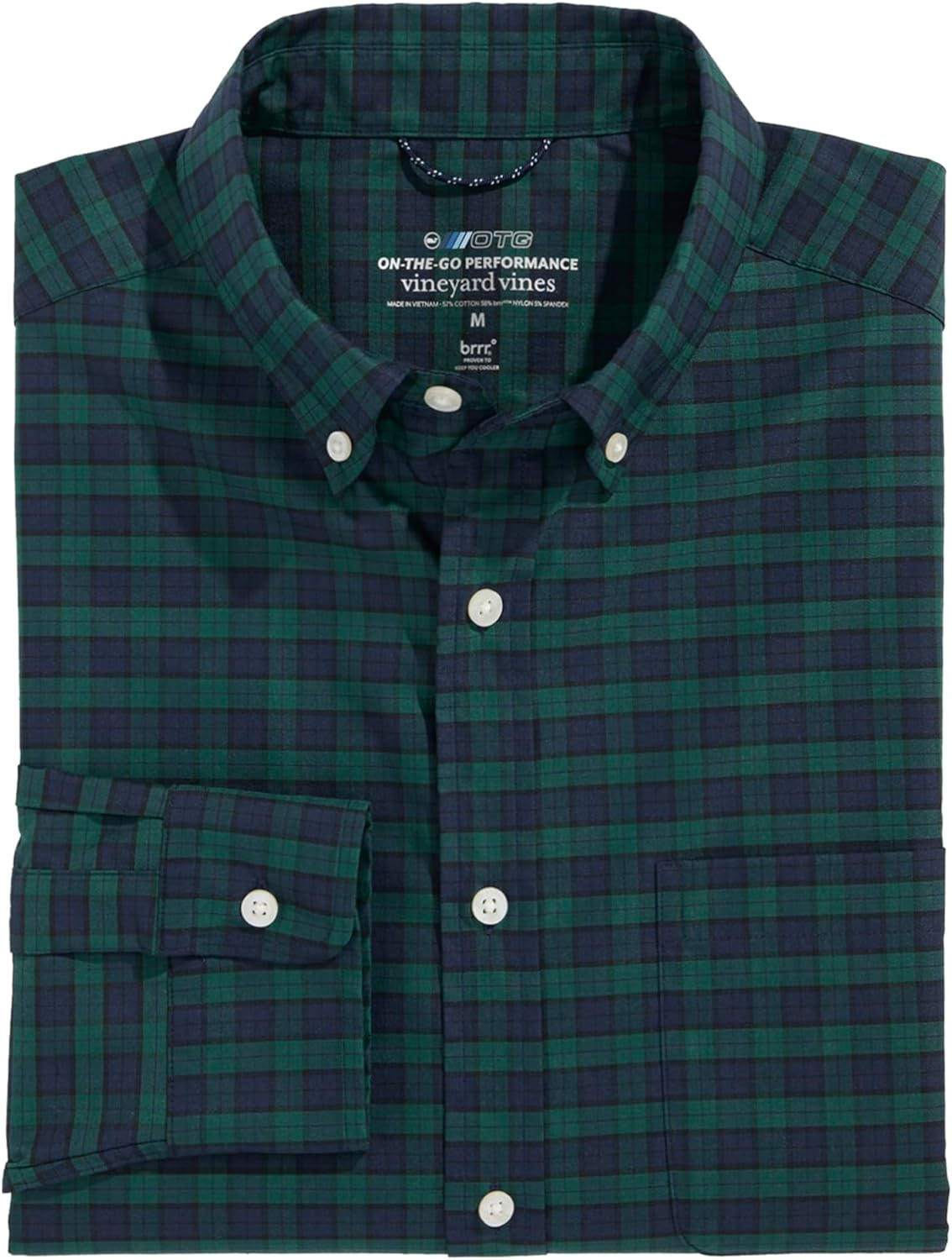 Vineyard Vines Mens Tartan On-The-go Brrr Shirt - Image 2