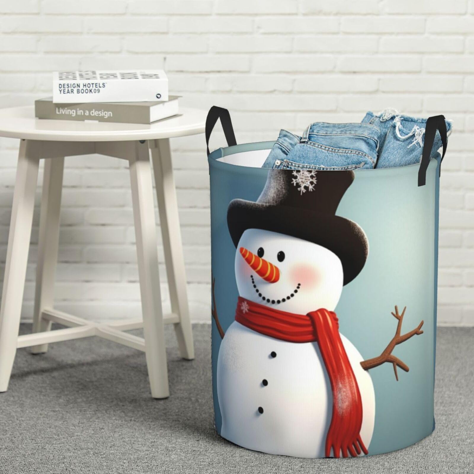 Grand panier à linge autonome étanche et sac de rangement pliable