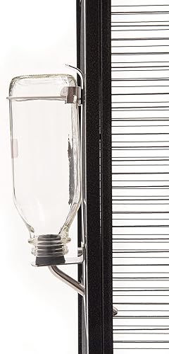 Miniatura 8 de Lixit Botellas de agua de vidrio de lujo resistentes para pájaros, perros y animales pequeños. (tubo grande de 32 onzas)