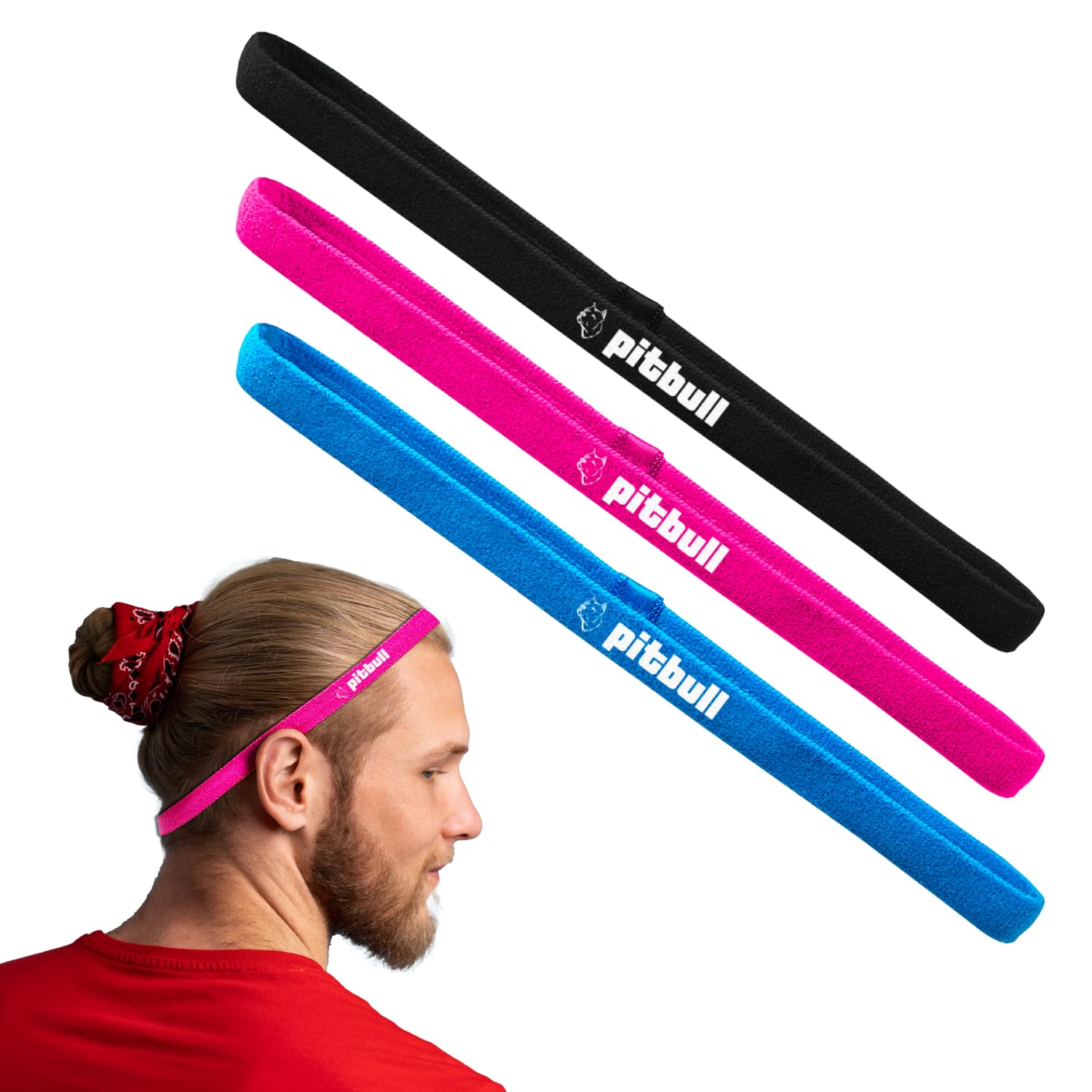 ZOCONE Fascia Sportiva Capelli, 8 Pezzi Fasce per Capelli Sport Fascia