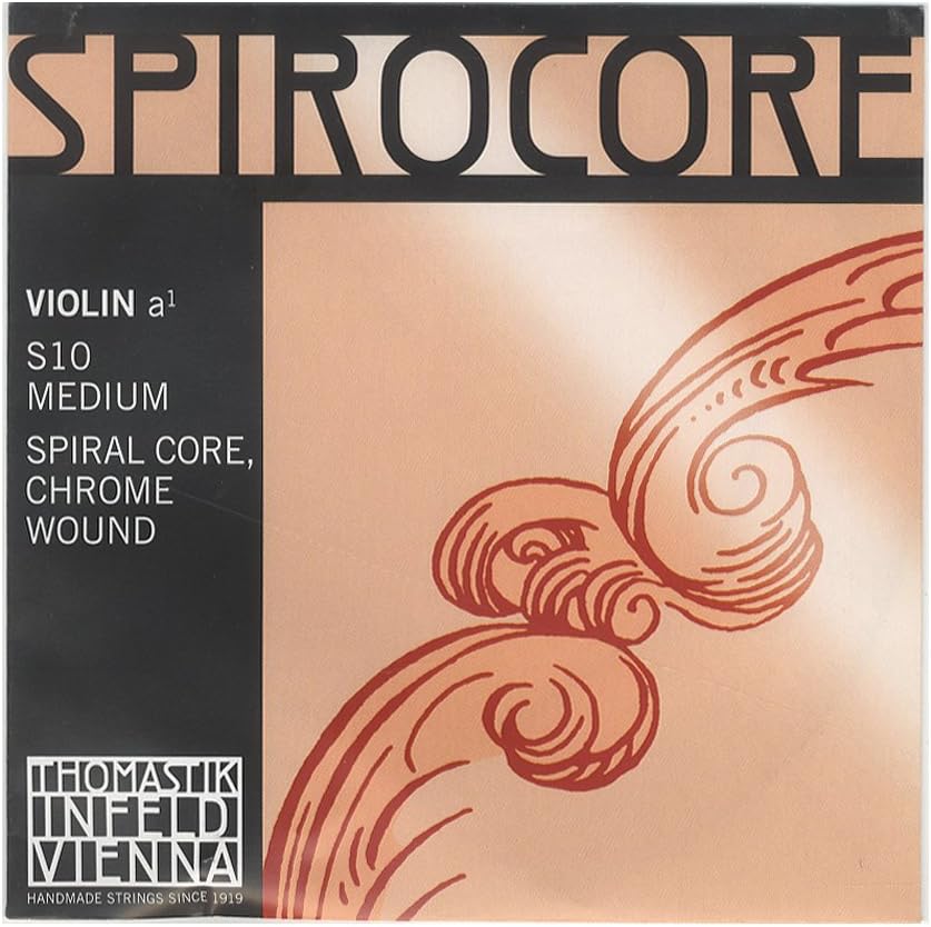 Thomastik-Infeld S10 Spirocore Violin Single A String, 4/4 Size, Steel Core Chrome Wound
