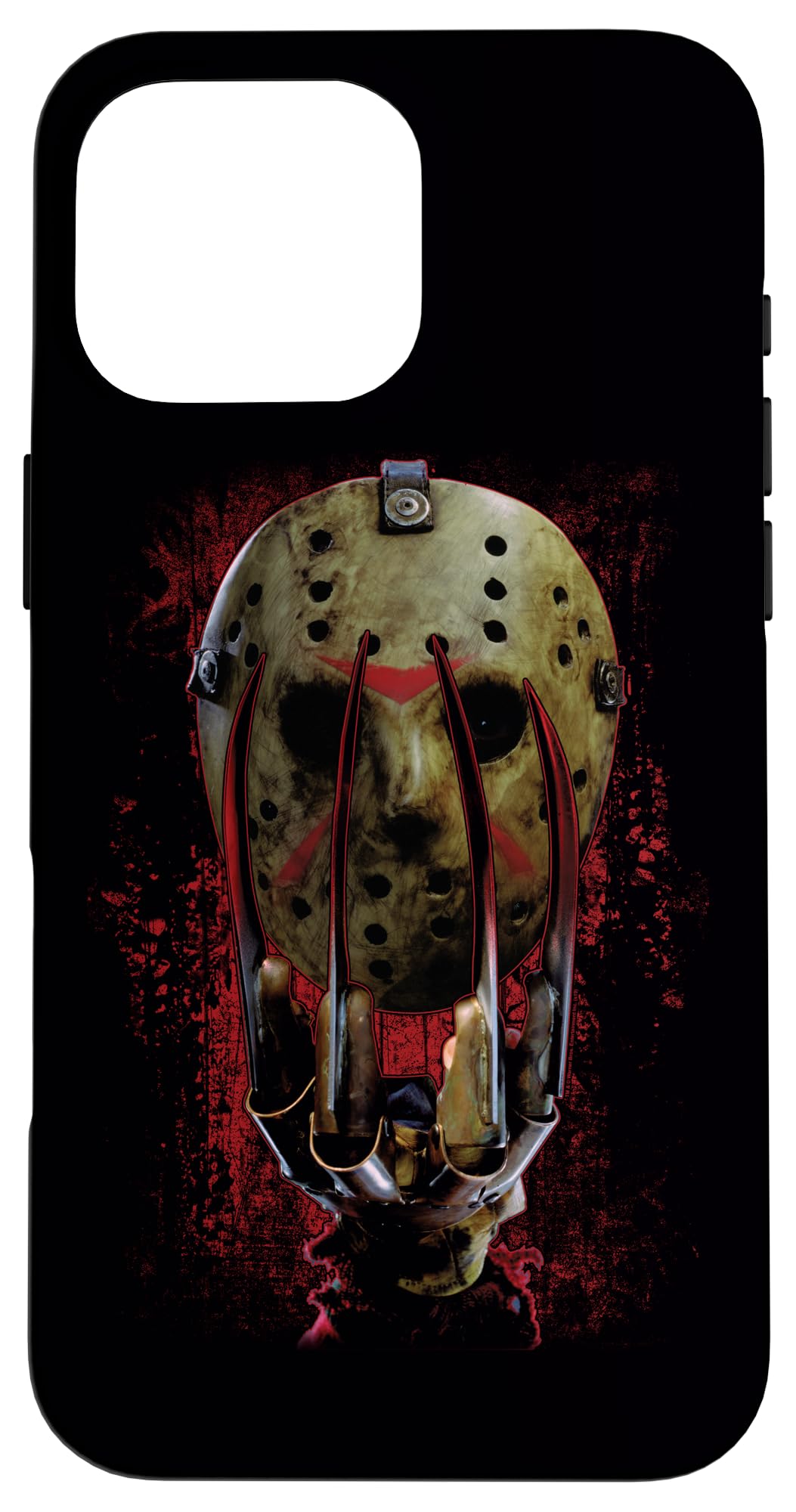 Freddy vs Jason Mask and Claws Case for iPhone 16 Pro Max