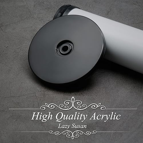 Vista 28 de Jersvims - 2 platos giratorios acrílicos de 6 pulgadas, organizador giratorio transparente para cocina, despensa, gabinete, escritorio, especias