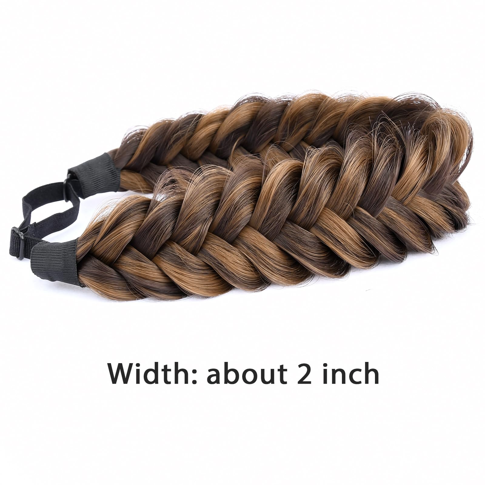 Amazon.com : Gledola Synthetic Hair Braided Headband Classic  display picture 1