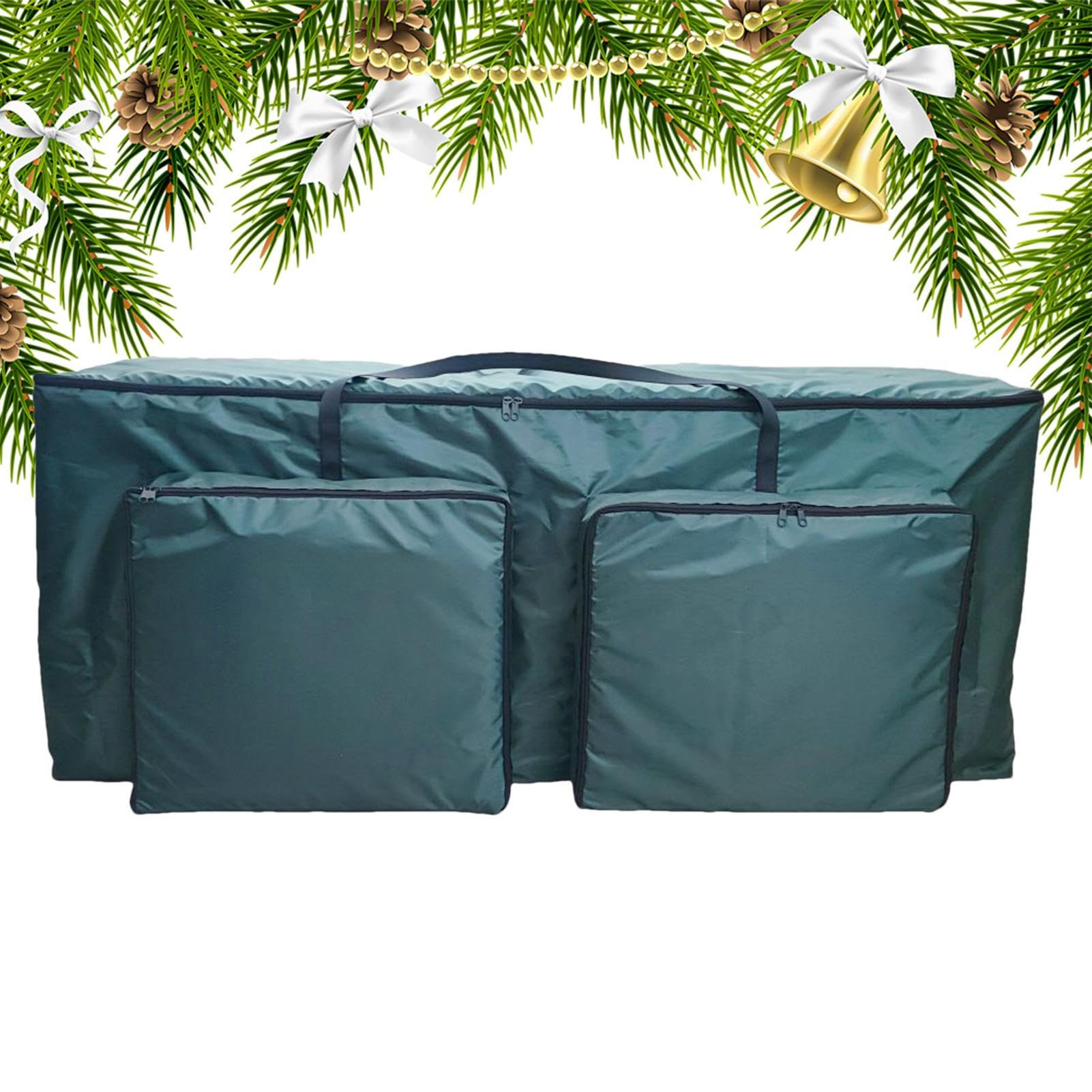 Boîte pour sapin de Noël et sac pour couronne réutilisable