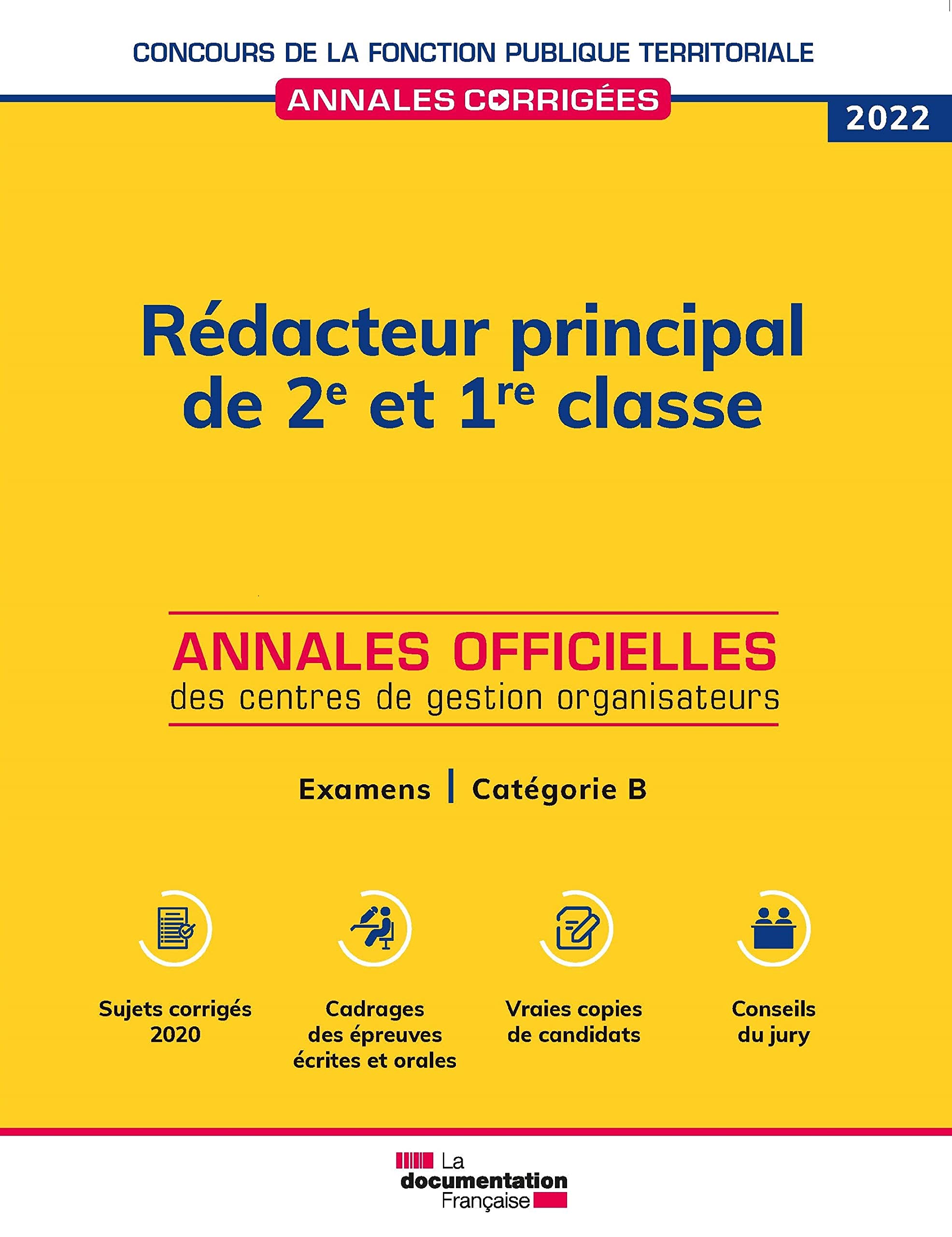 Sujet Examen Professionnel Rédacteur Principal 2ème Classe Amazon.fr - Rédacteur principal de 2e et 1re classe 2022: Examens  professionnels d'avancement de grade et de promotion interne - CIG Petite  Couronne - Livres