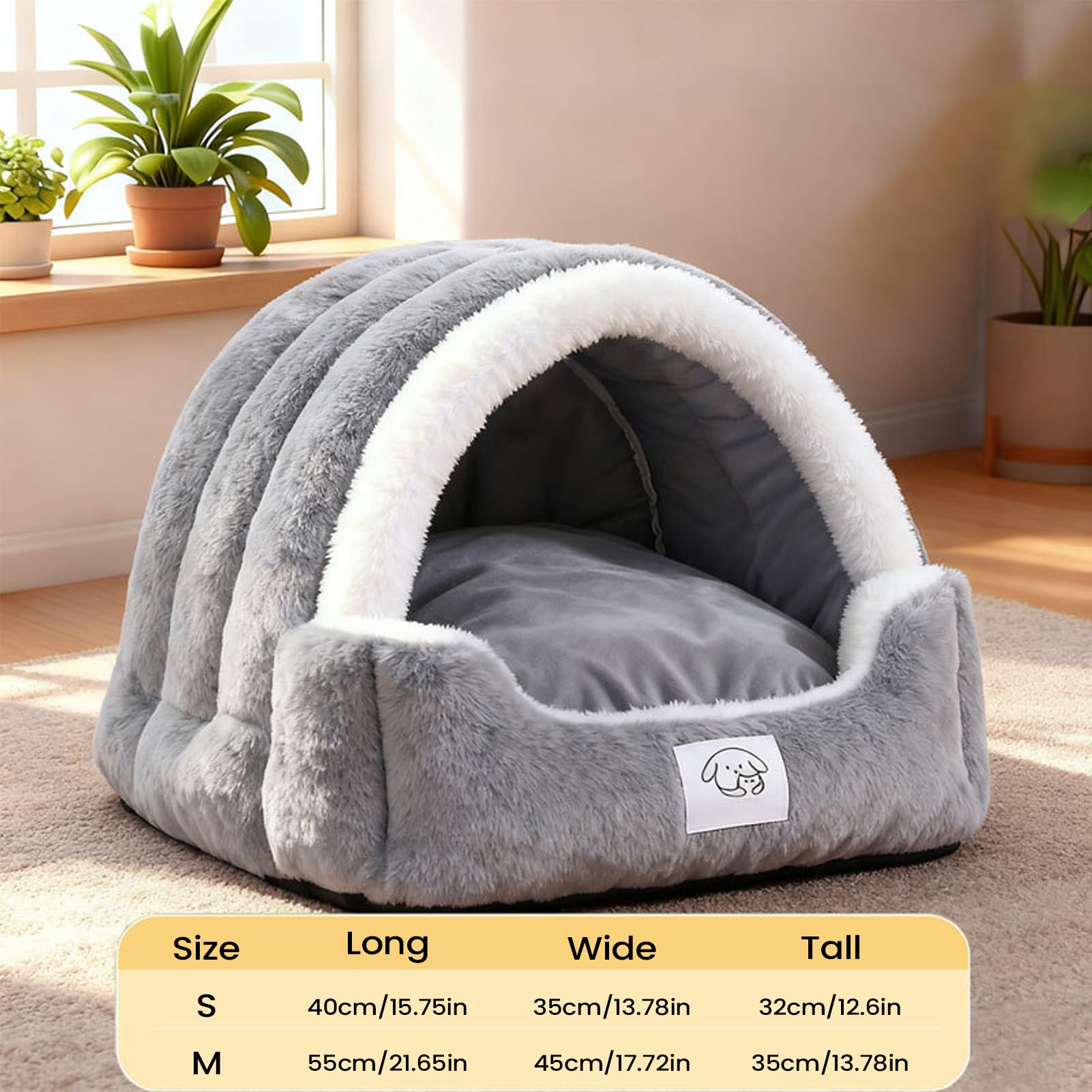 Cuccia Per Gatti Tenda Rilassante Per Il Sonno Degli Animali Domestici Con | Tenda Casa per Gatti Per Soggiorno, Esterno, Patio, Balcone, Casa, Camera Da