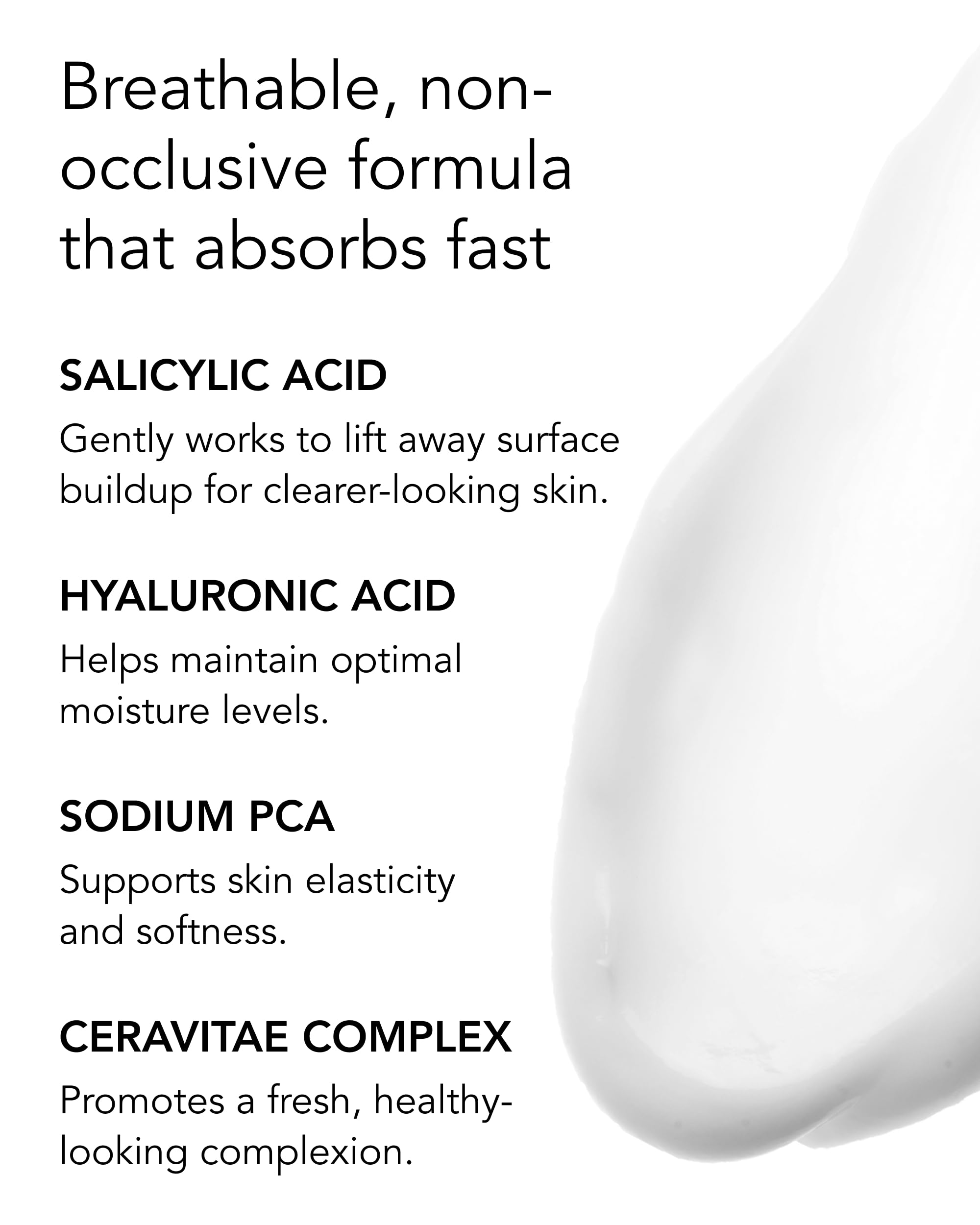 Oxygenetix Pore Clarifying Hydro-Matrix | Hyaluronic Acid Face Cream & Moisturizer for Clear-Looking Skin | Daily Hydrating Lotion with Salicylic Acid (2.5 oz)