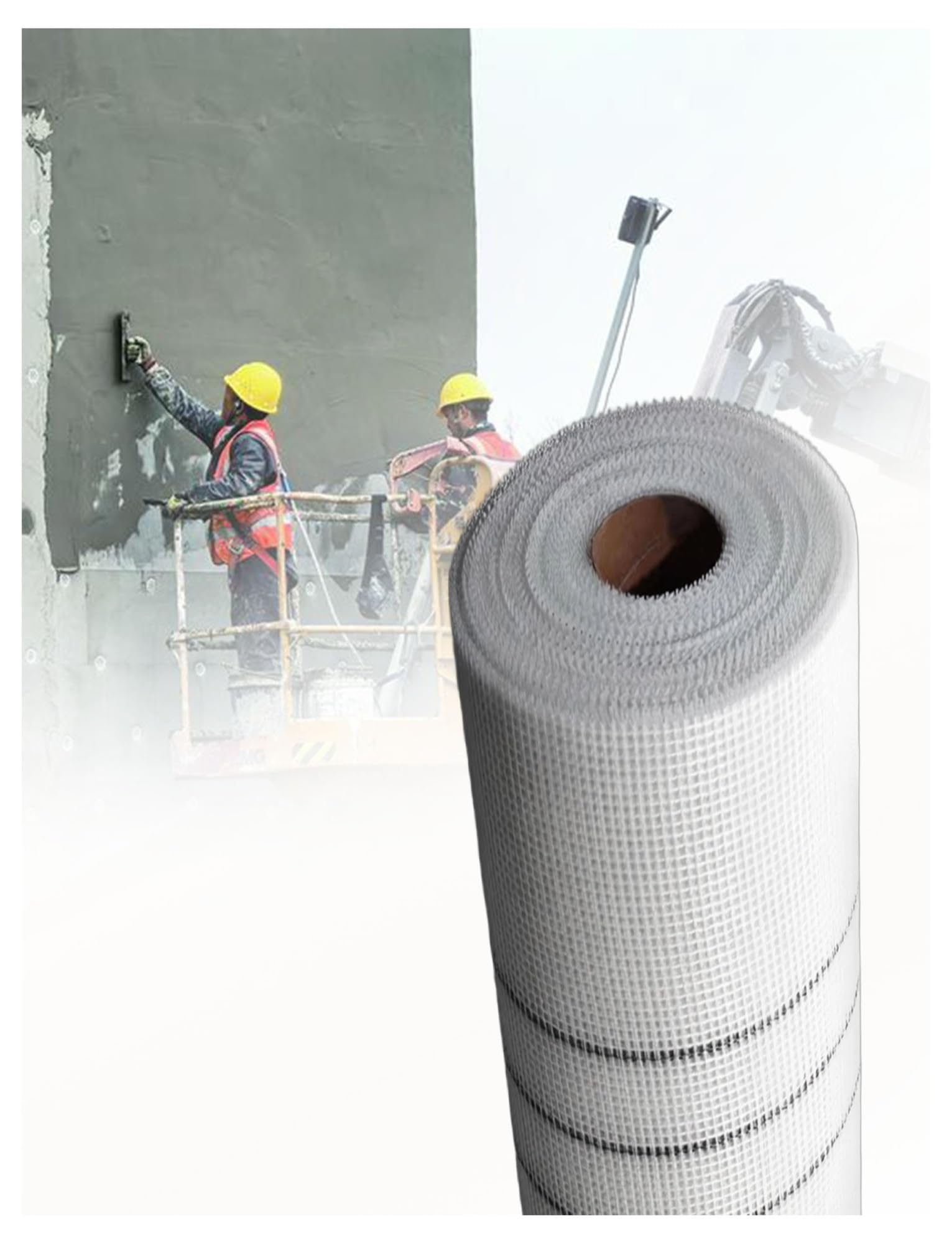 Rete per Intonaco Rotolo di materiale schermante a rete for stucco Rete ad alta resistenza e uniforme for intonacatura di cemento, rinforzo di muratura e riparazione di pareti(1 x 30 Meters (100 g/㎡))