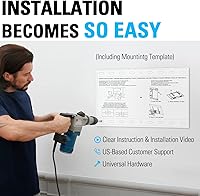 Vista 9 de Mounting Dream TV Wall Mount for 42-75 Inch TVs, Full Motion Articulating Bracket with Swivel and Tilt, Max VESA 600x400mm, Up to 100lbs, Fits 16