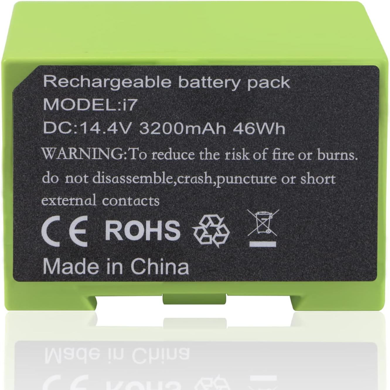 ANTIEE3200mAh i7 i3 i4 Battery Replacement for iRobot Roomba i7 i7+ 7150 7550 i7558 i3+ 3150 3550 3558 i4 i4+ 4150 4550 4552 E5150 E5152 E5154 E5158 E6 6198 ABL-D1 4624864 Vacuum Cleaner 46Wh
