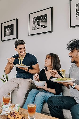 Miniatura 8 de Lemonilo Ramen - Chick'n Chow Mein - Ramen instantáneo saludable - Fideos horneados al horno con espinacas y puerro - Hecho con ingredientes
