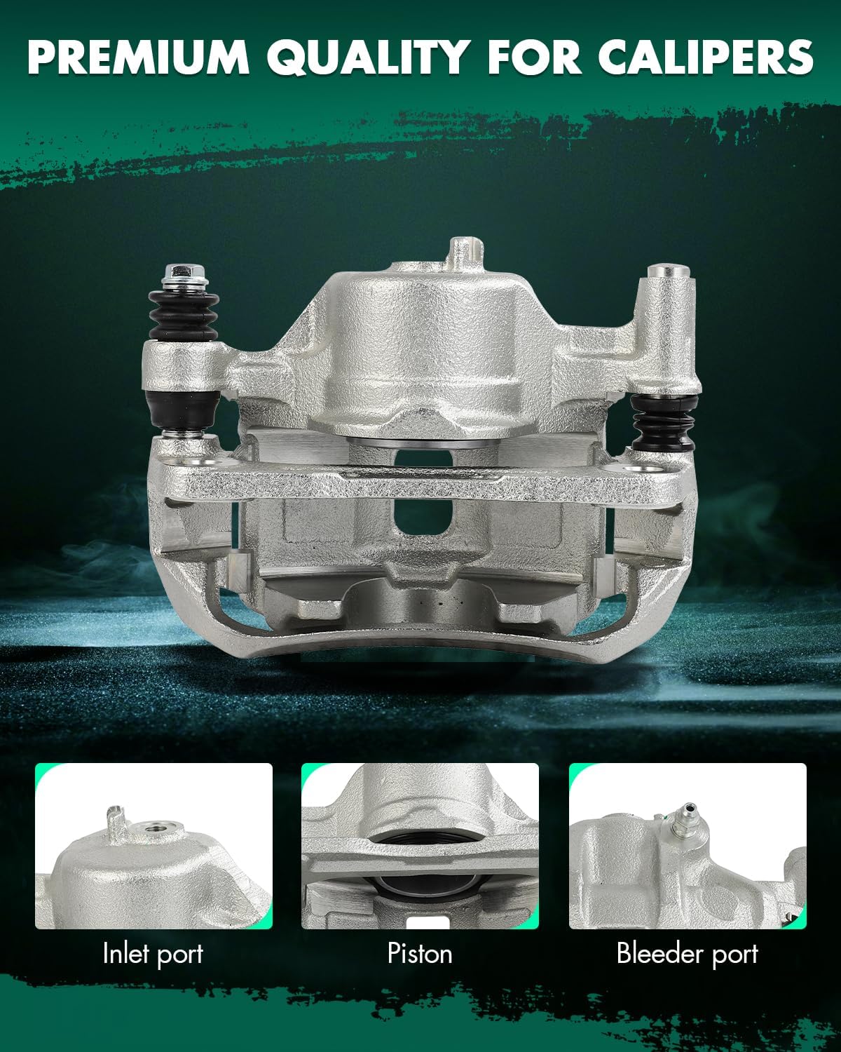 SCITOO 19B1493 19B1492 Front Left & Right Disc Brake Calipers Assembly w/Bracket For Hyundai For Accent/For Excel/For Scoupe,For Mitsubishi For Precis