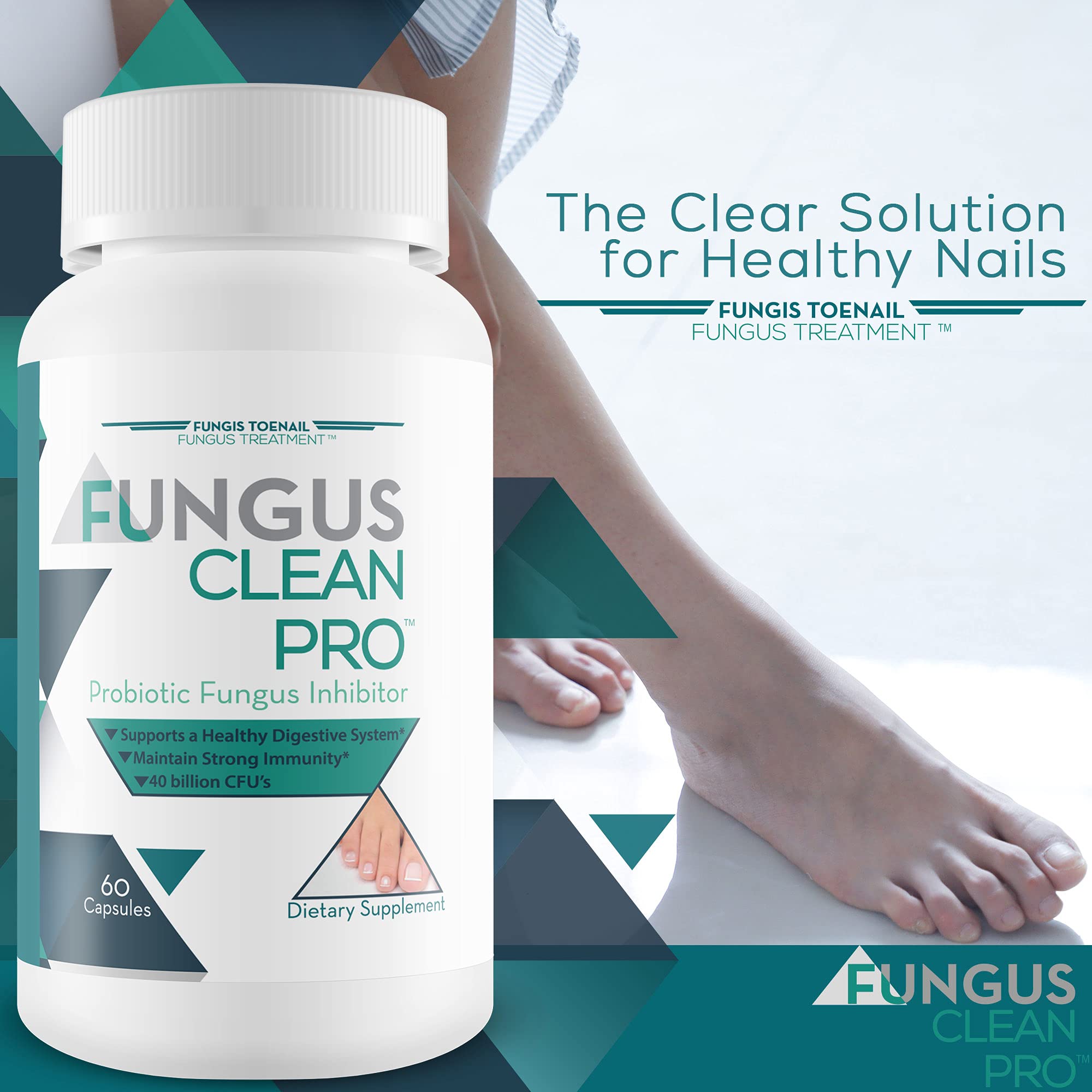 Fungus Clean Pro Probiotic Fungus Inhibitor Fight off fungus from the inside out with this