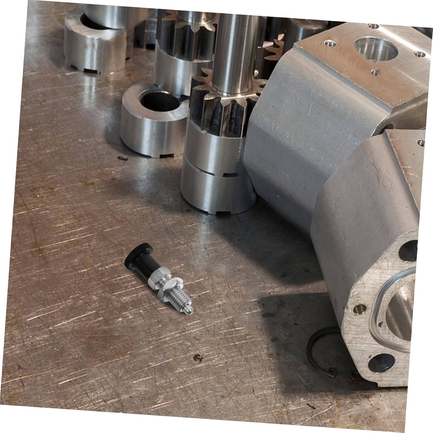 Zerodeko Self-Locking Spring Plunger Stainless Steel Index Plunger Locking Mechanism for Secure Industrial and Mechanical Applications