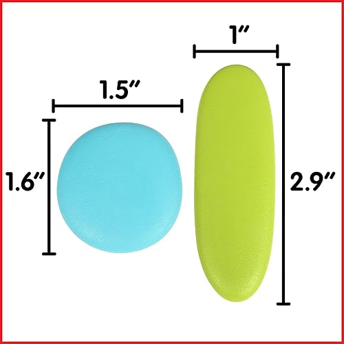 Miniatura 2 de edxeducation - 13229 Rainbow Pebbles - Junior - Colores de la Tierra - Mini tarro - Edades 18 meses - Clasificación y apilamiento de piedras -