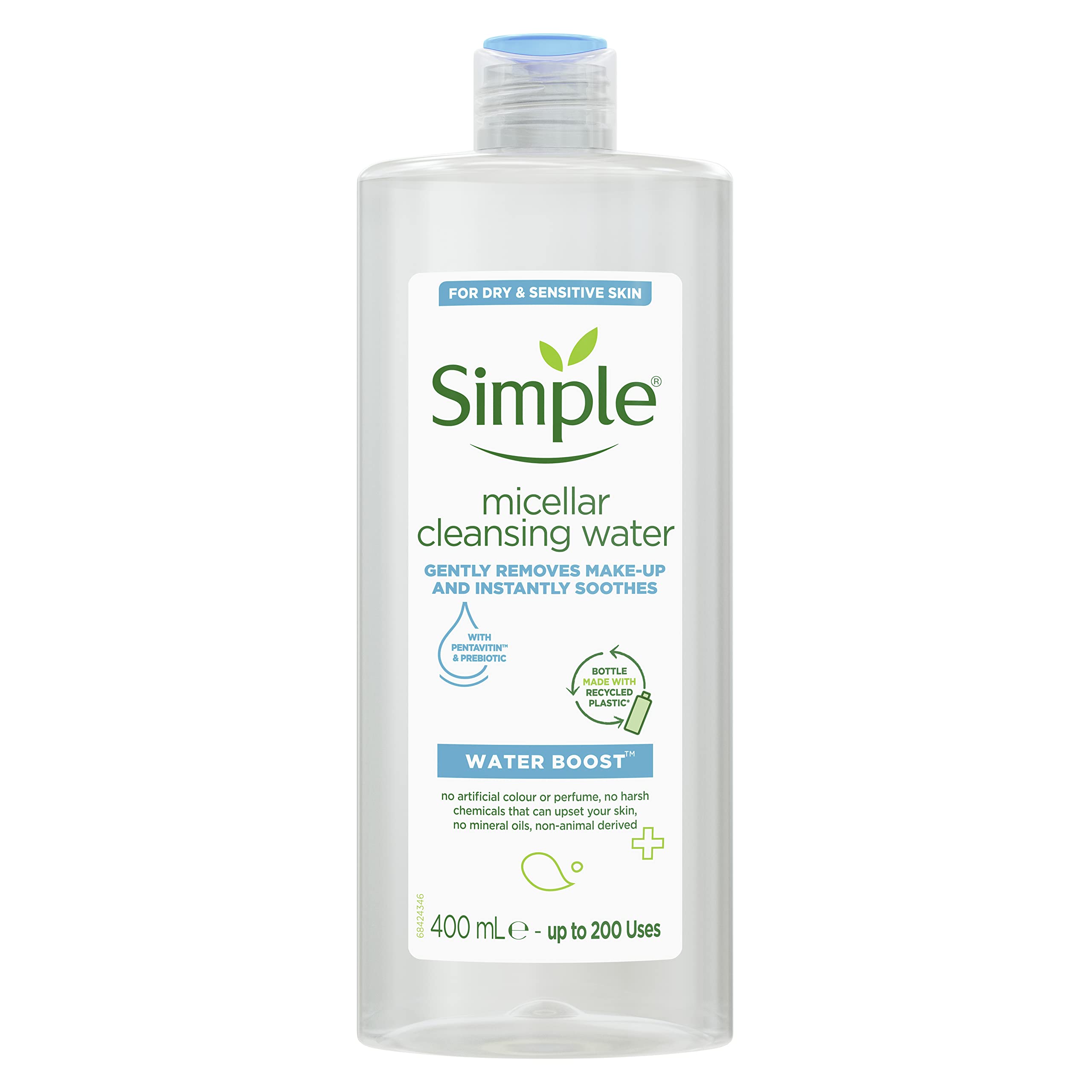 Simple Bundle Of Micellar Water, Gel Wash & Hydrating Gel Cream